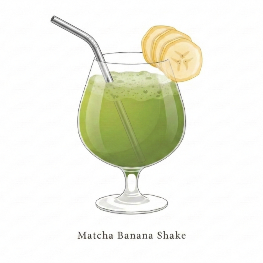 Matcha Banana Shake