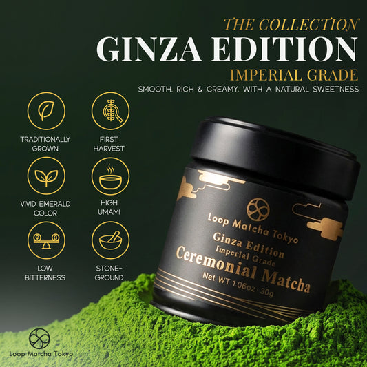Ginza Edition Imperial Grade Japanese Ceremonial Organic Matcha Powder 30g